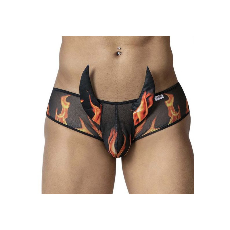 CandyMan Shorty Diable DEMONIS Noir-Flamme